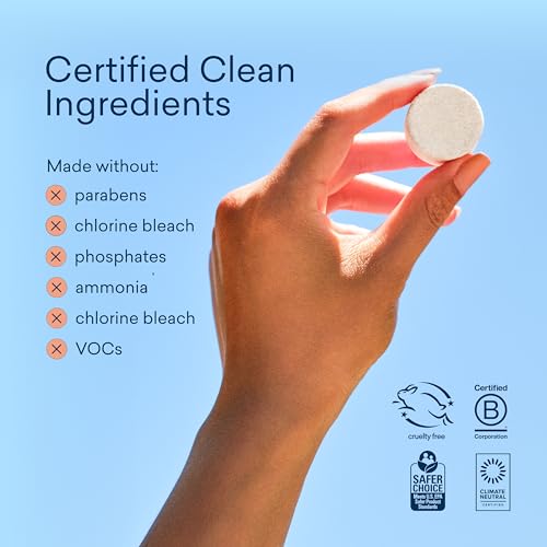 BLUELAND Foaming Hand Soap Tablets - Plant-Based Clean, Hypoallergenic, 4 Pack for 36 Fl oz - Image 5