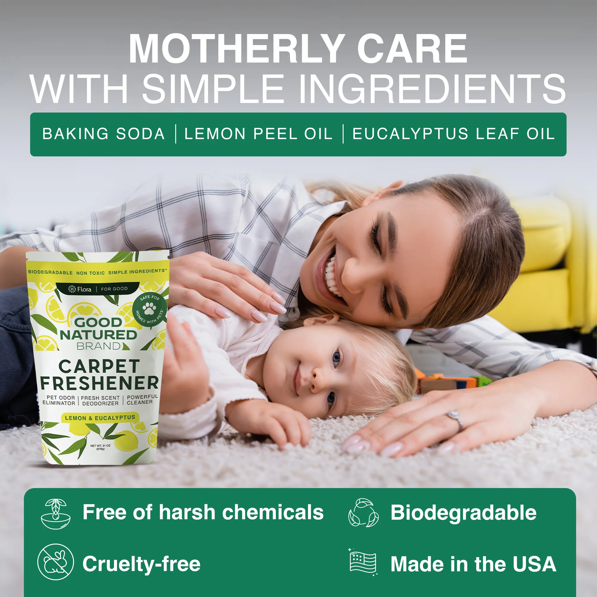 Good Natured Brand - Carpet Freshener & Deodorizer Powder - Image 4